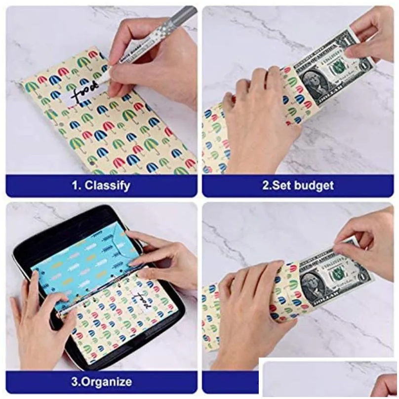 gift wrap cash budget envelope wallet system sheets envelopes binder notebook for budgeting and money fashion women girls
