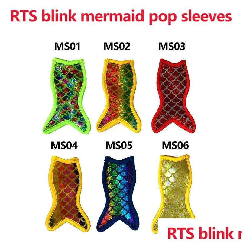 popsicle sleeves reusable ice bag ice cream tools mermaid lobster crocodile shark zer holders