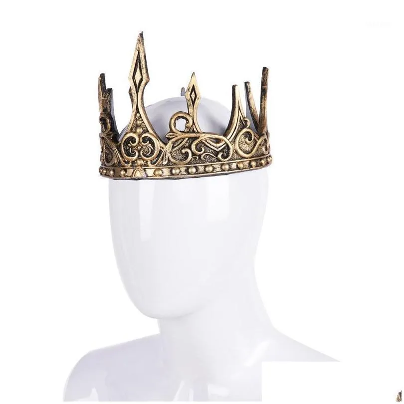 party hats crown birthday christmas decorations for home pu halloween theater props kids gift king cosplay1