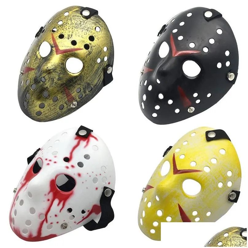 12 style full face masquerade masks jason cosplay skull vs friday horror hockey halloween costume scary mask festival party masks