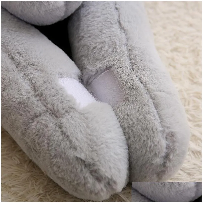 lovely  animal 90cm 120cm soft cartoon big ear bunny plush toy rabbit stuffed pillow girl gift 220409