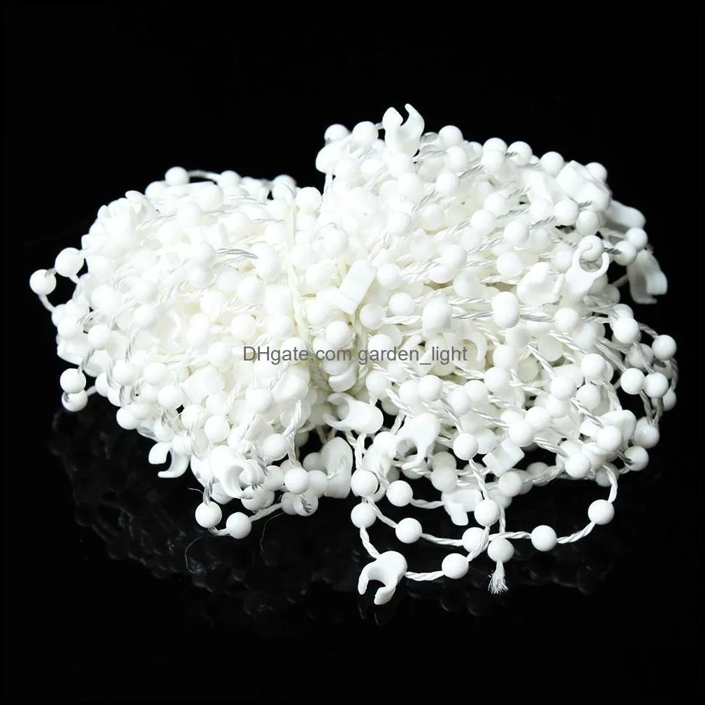 wholesale2016 white beads chain roller blind shade vertical blinds room window shutter 10m plastic