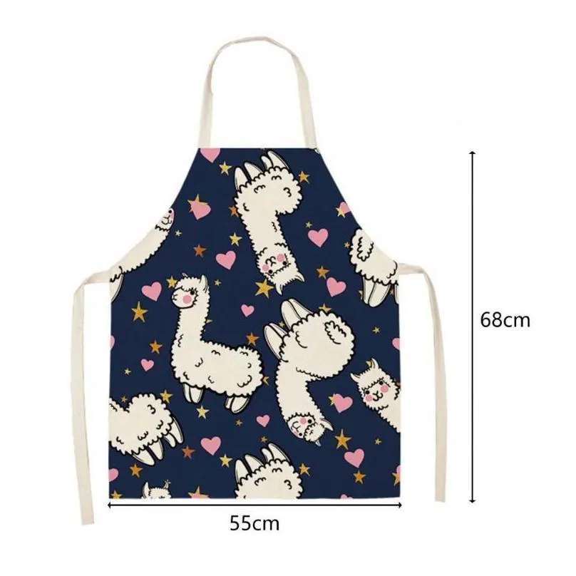 aprons cooking apron waist tie assorted alpaca long chef bib