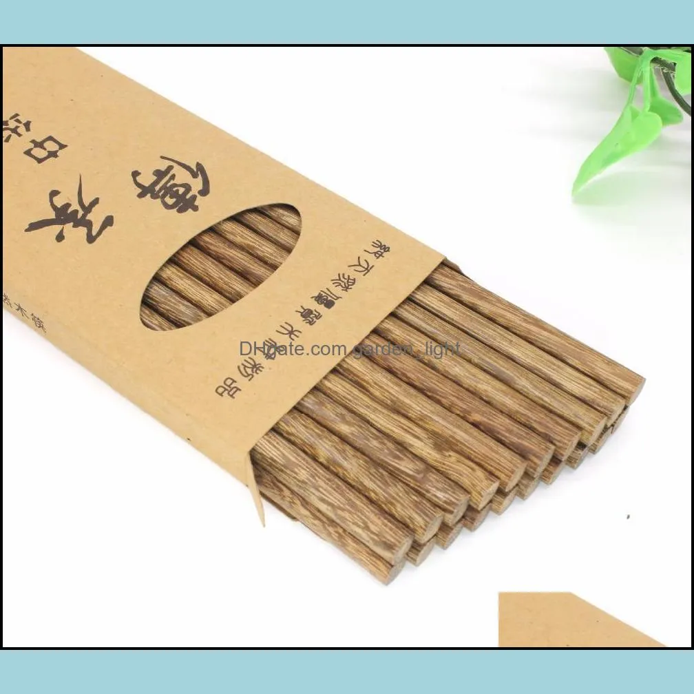 red sandalwood chicken wing wooden chopsticks wholesale 10pairs/ set el supplies can be logo 25cm