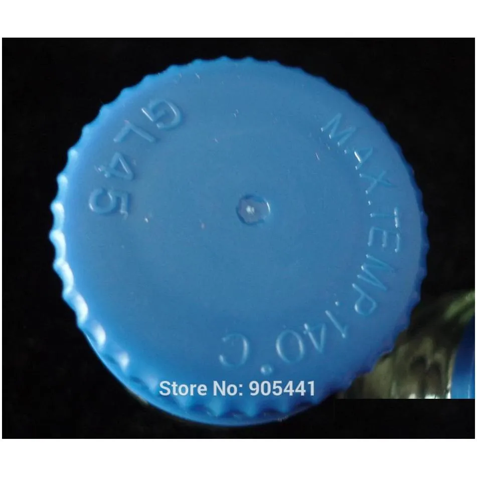 wholesale 100ml glass reagent bottle screw cap autoclavable graduation 80ml heavy wall storage bottles jars