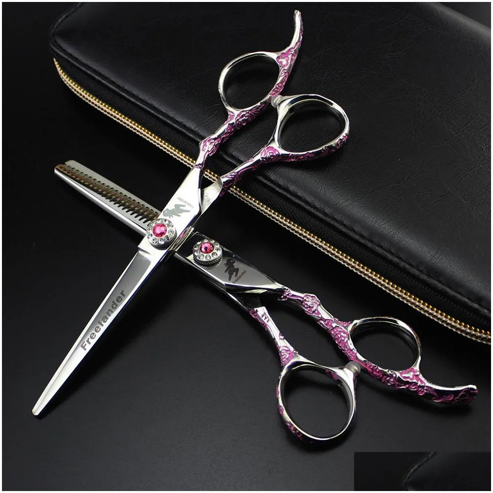 6inch lander pet grooming cutting scissor 6cr high quality pet groomer supply dog hairdressing shear clipper