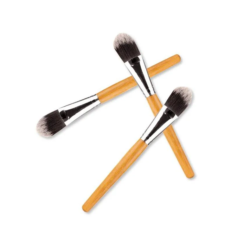 woman makeup brushes 10pcs/lot bamboo handle facial mask makeup brush face beauty brushes shipping