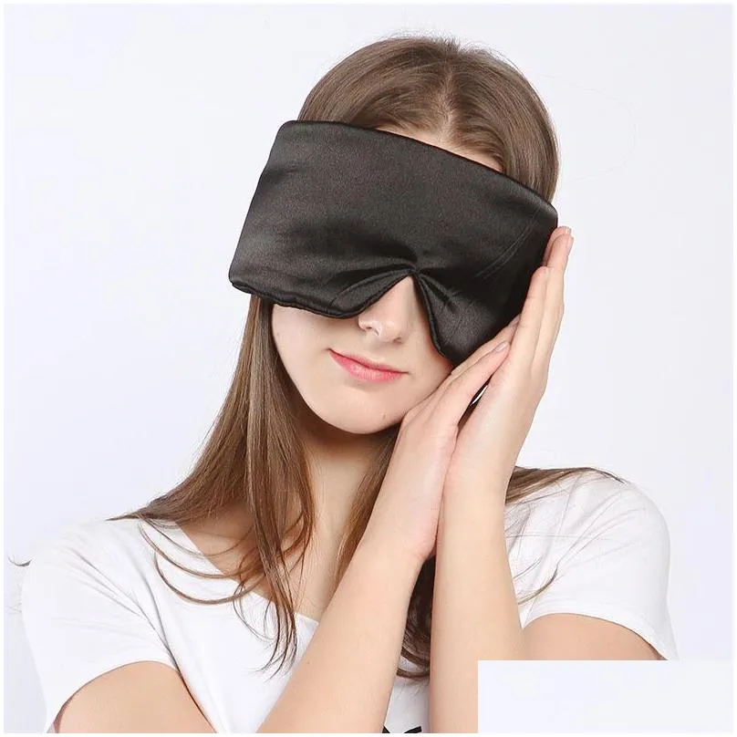 ear muffs eye mask eye cover extralarge thick ear muffle 100 silk sleep eyemask silk sleeping eyeshade shade silk unisex adult 5959