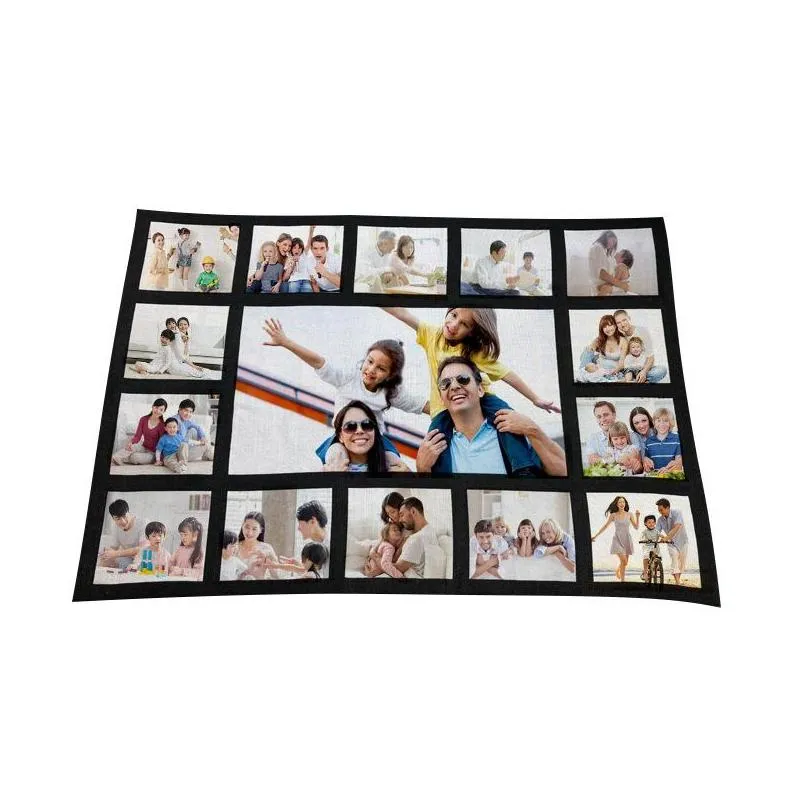 6 styles sublimation blank square blanket heat transfer diy printing home air conditioning blankets outdoor shawl