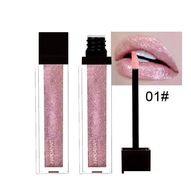 handaiyan lip gloss tubes luxury lipstick glitter ligloss pigment matte velvet longlasting non stick cup makeup lipgloss