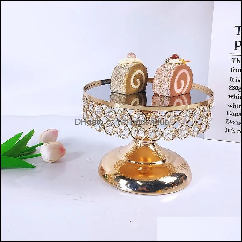 gold antique metal round cake stand set wedding birthday party dessert cupcake pedestal display plate home decor other bakeware