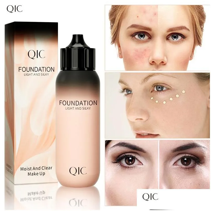 qic baby flasche liquid foundation makeup bb cream moisturizer full coverage 12 hours longlasting waterproof oil control lightweight concealer make