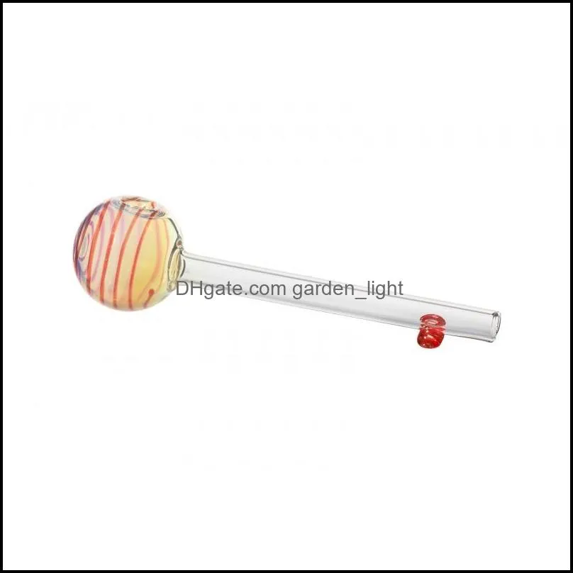 4 inch swirl lollipop glass straw factory price expert design quality latest style original status