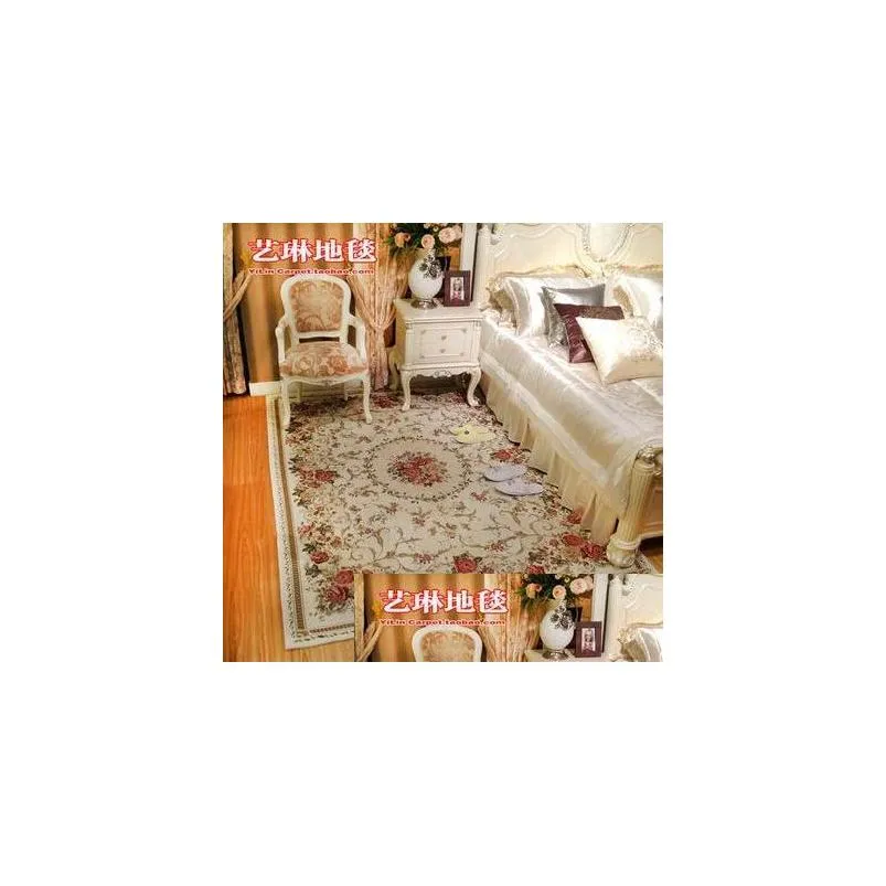 100x150cm british simple rural countryside carpet for living room flower bedroom rugs and carpets door mat coffee table area rug