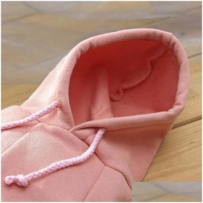 pet dog clothes fashion hooded sweater winter warm dogs coat cute trendy sweatshirt outerwears dhs shipping