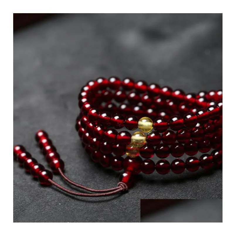 charm bracelets 108 prayer round beads women men bracelet 8mm buddhism necklace genuine natural blood red amber gemstone bracelets for women