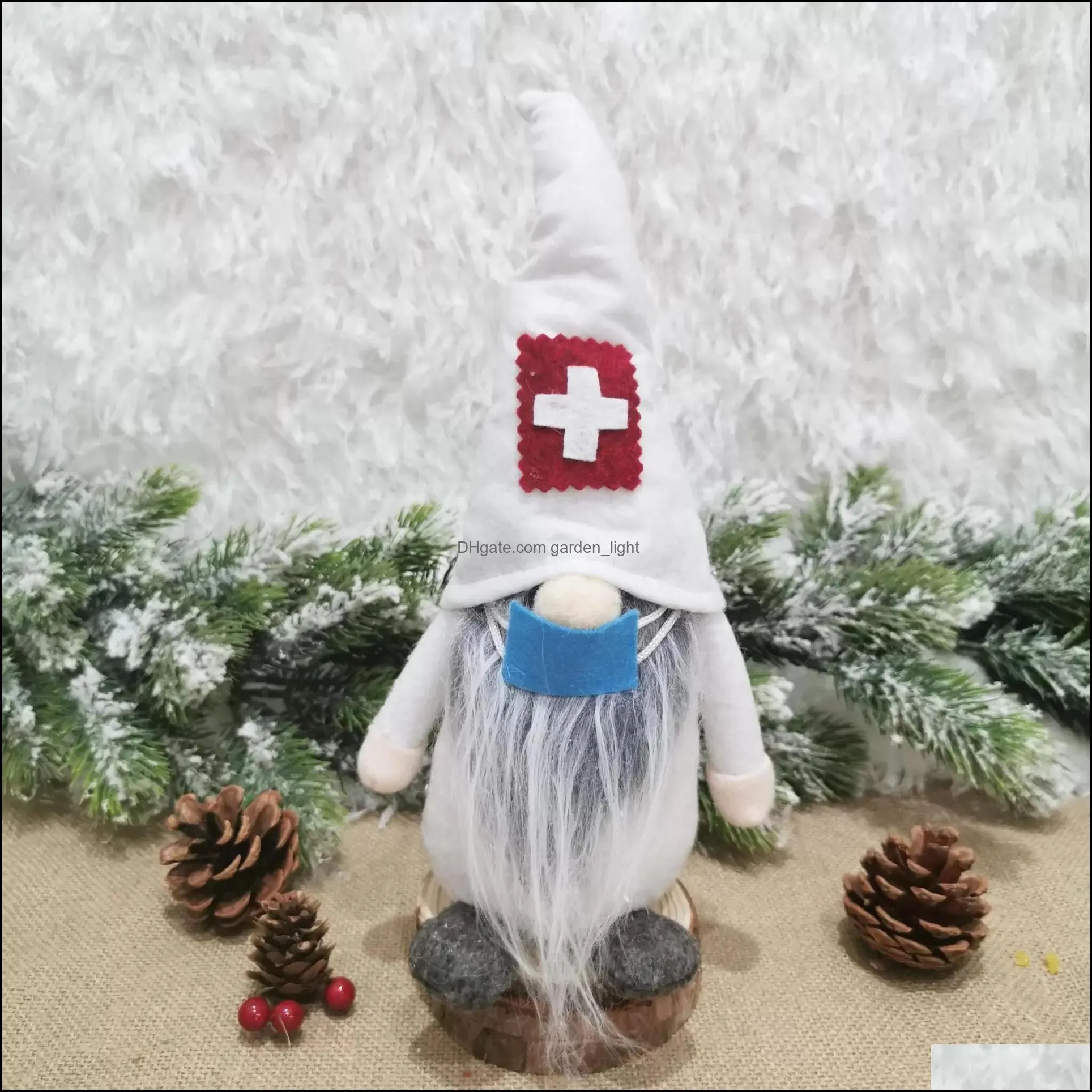 doctors nurses santa faceless dolls christmas decoration funny christmas dolls style supplies chidlern kids presents