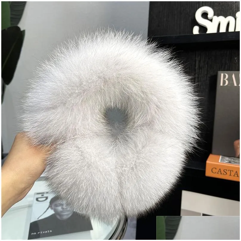 ear muffs winter natural real fur earmuffs plush warm decorate women cute solid ear warmer headphones neck warm bib scarf dual purpose