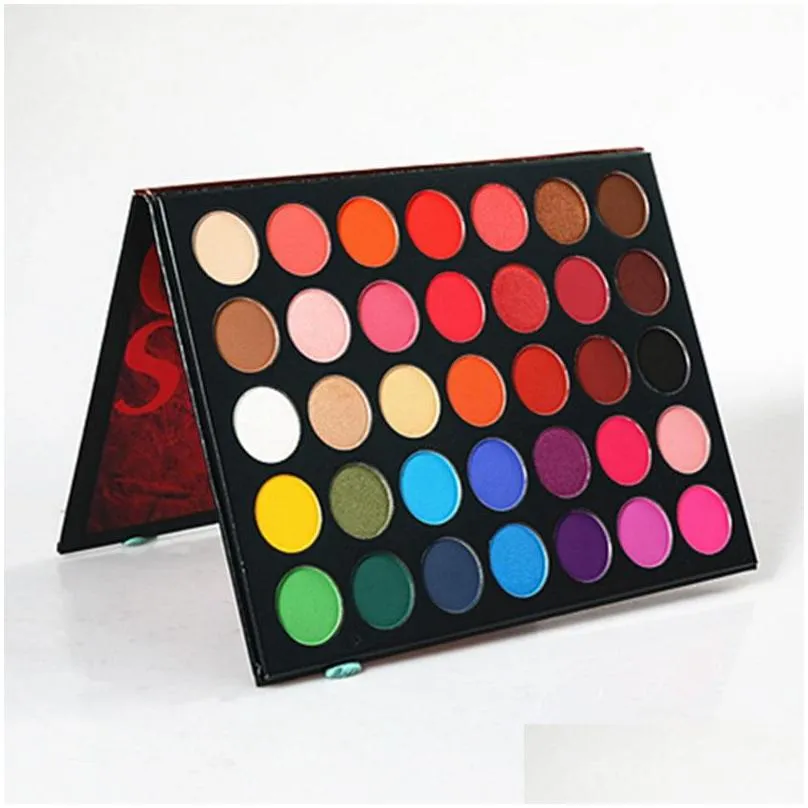 make up color studio 35 colors eye shadow pressed powder shimmer matte natural eyeshadow palette makeup