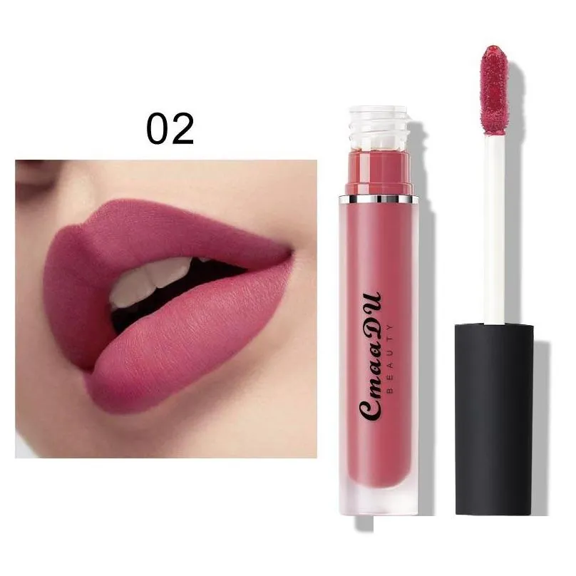 cmaadu lip gloss beauty diary matte 15 color lipgloss natural non stick cup makeup matt lips