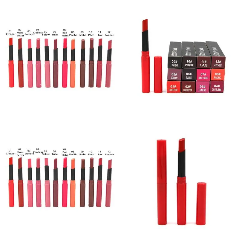 girls lipsticks pen lippenstift matte lipstick easy to wear longlasting natural 3g makeup batom