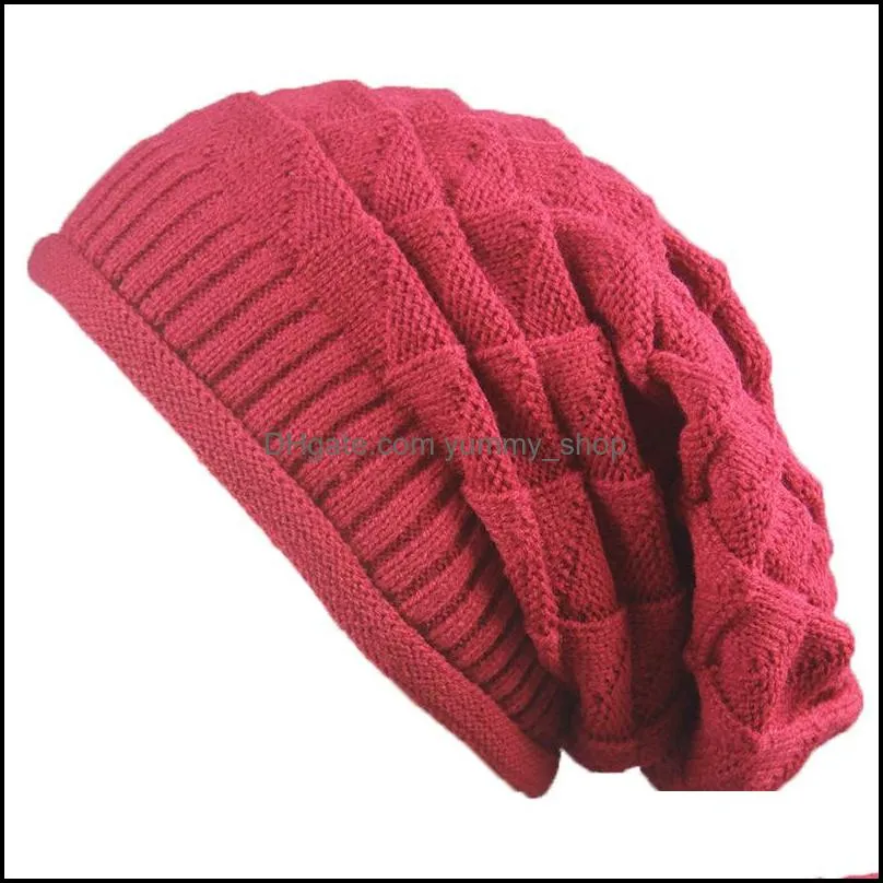 fashion women stretchy knitted skull beanies hat solid snood scarf warm beanie for womem autumn winter female cap