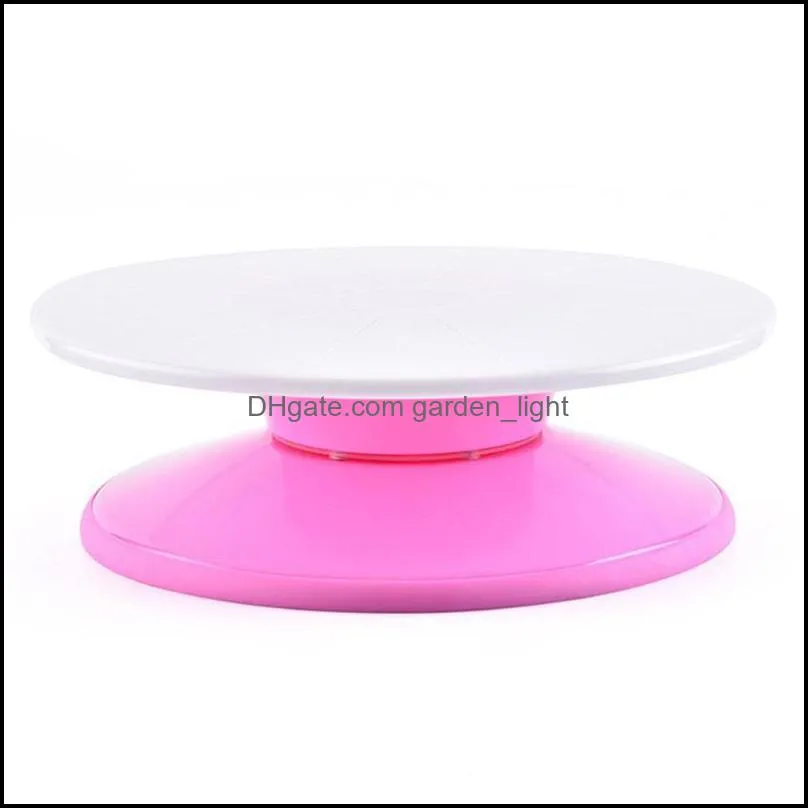 glorystar round shape antiskid rotating cake decorating turntable for baking tool pastry tools