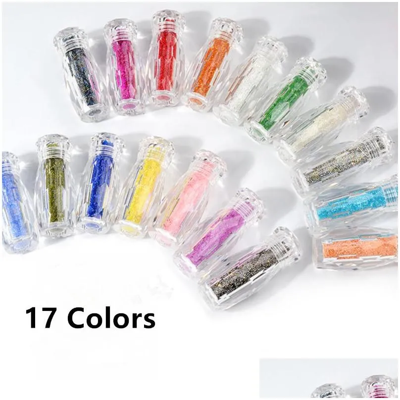 1 bottle mini caviar beads crystal tiny rhinestones glass micro bead for nails diy colorful 3d glitter nail art decorations