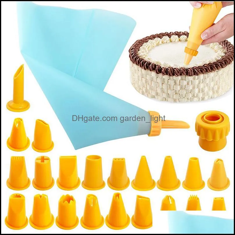 baking pastry tools silicone icing molds nozzles bag oven cookware tools fancy cake and decorating