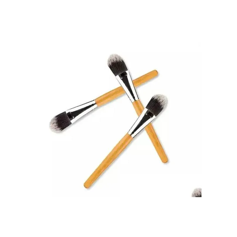 wholesale new makeup brushes woman bamboo handle facial mask brush makeup brush make up face brushes