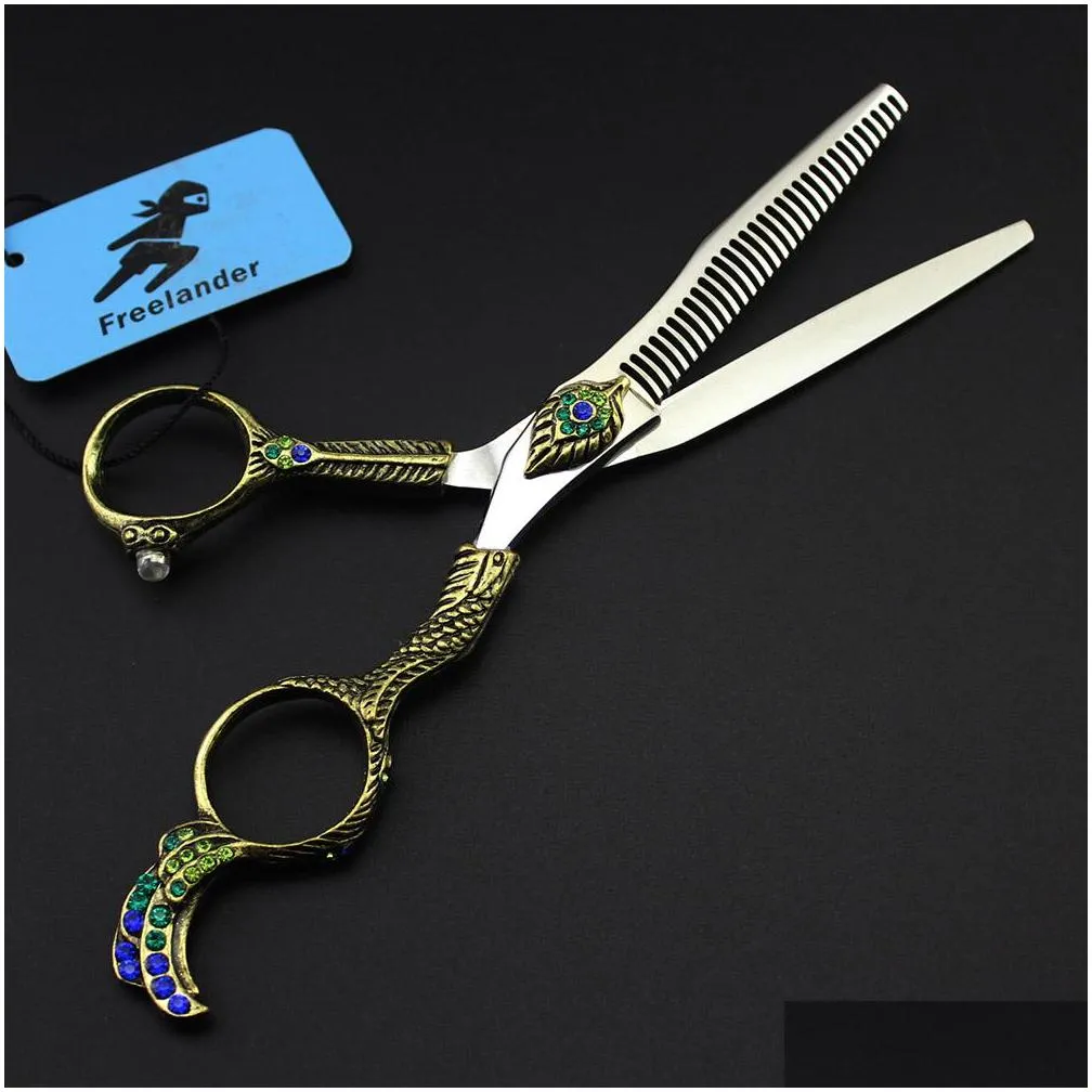 professional 6 inch f hairdressing scissors hair cutting scissors set barber shears high quality salon