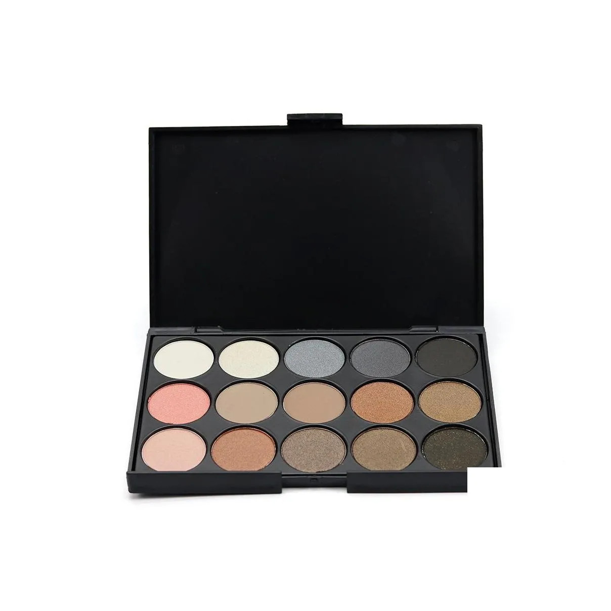 eye makeup look eyeshadow palette 15 colors matte and shimmer eyeshadow nude earth color powder make up eyes shadow