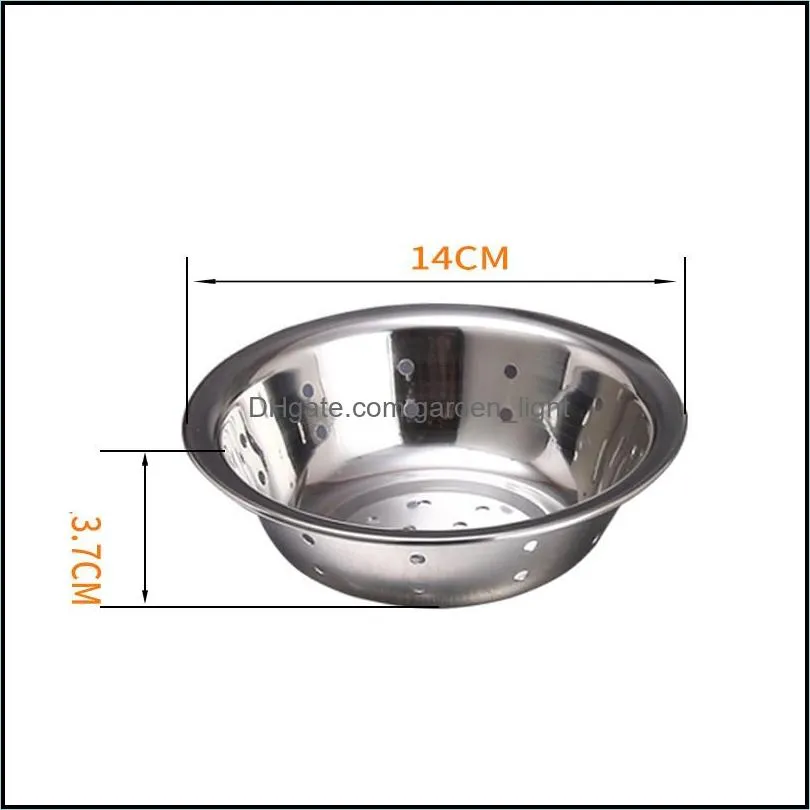 thick stainless steel leaky basin water filter leak hole bowl drain dish strainer colanderb sieve sink strainer basin strainer