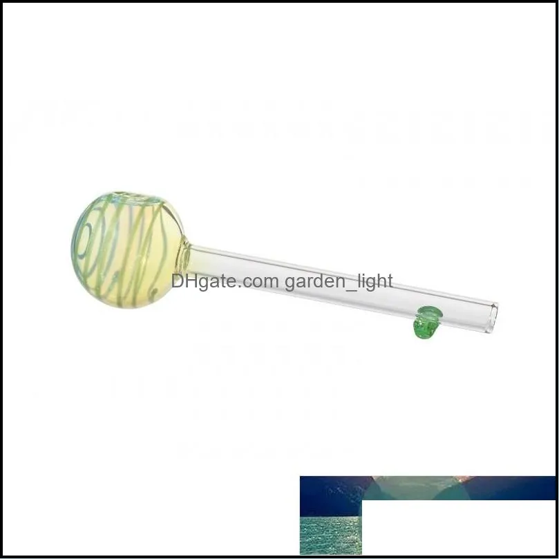 4 inch swirl lollipop glass straw factory price expert design quality latest style original status