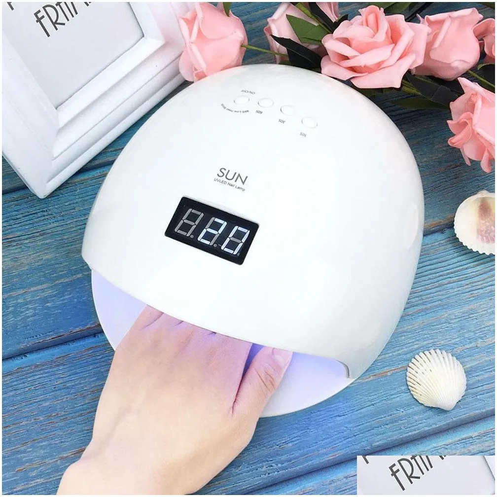 new upgrade lamp for nails lamp sun uv led 48w nail dryer for gel varnish gel polish curing manicure drying nail