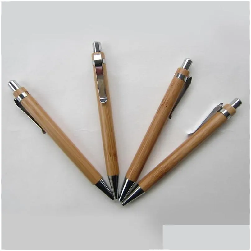 luffa ballpoint pen sets misc. quantities bamboo wood writing instrument 20 set