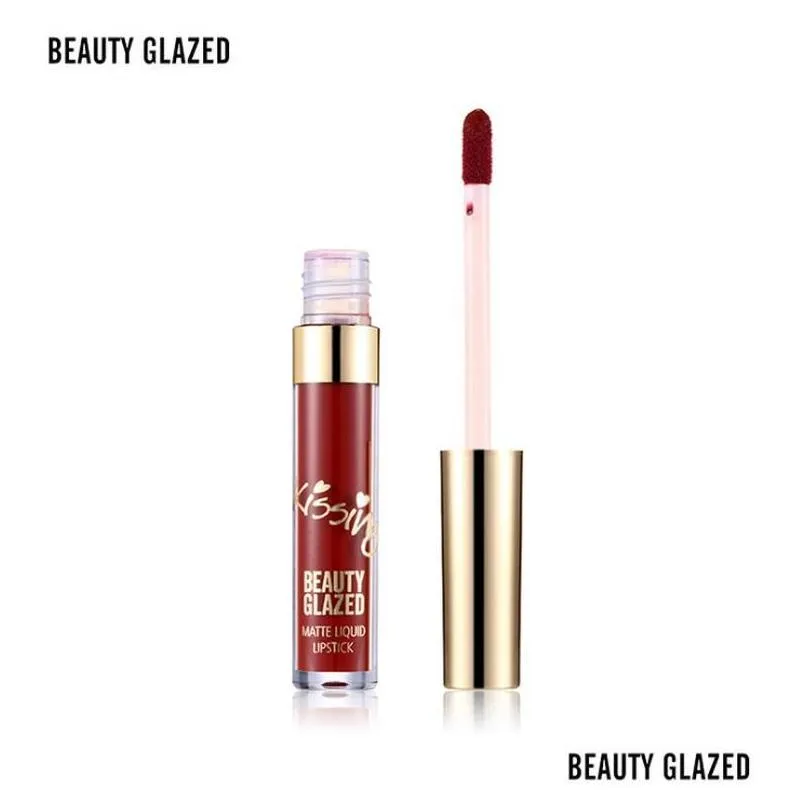 beauty glazed matte liquid lipstick set natural waterproof longlasting makeup lipgloss set