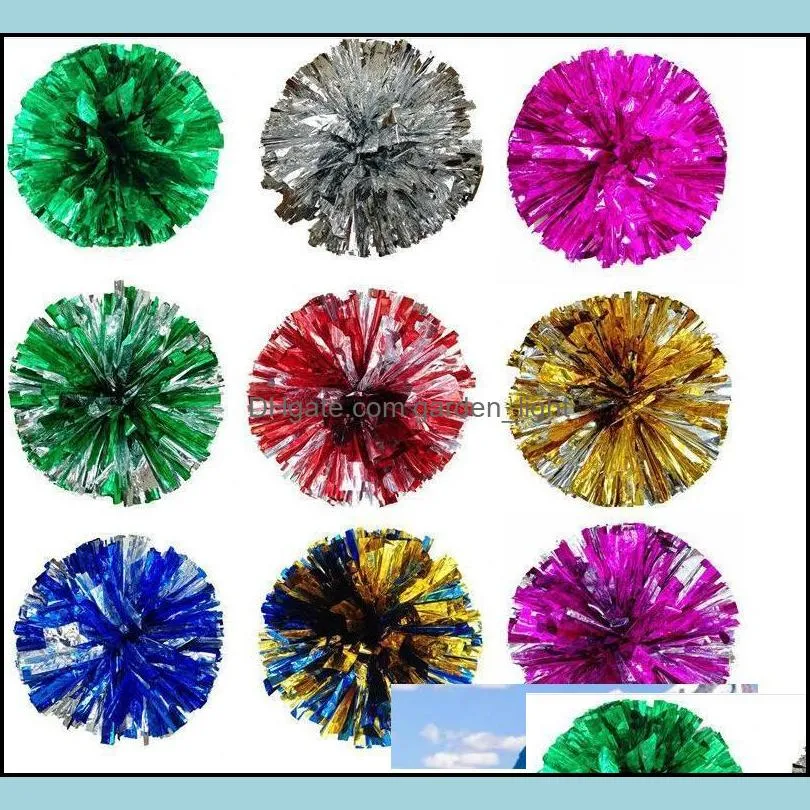 pom poms cheerleading cheering hand flowers ball pompom wedding party festival dance props cheer leading nt