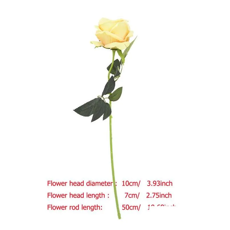 artificial flowers roses bouquet artificial rose for wedding christmas home decoration white pink blue artificial flower dbc vt0963