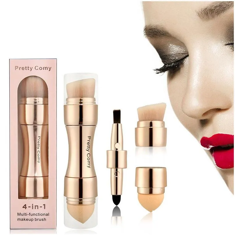 brushes foundation eyebrow eyeliner blush cosmetic concealer professional 4 in 1 makeup brushes