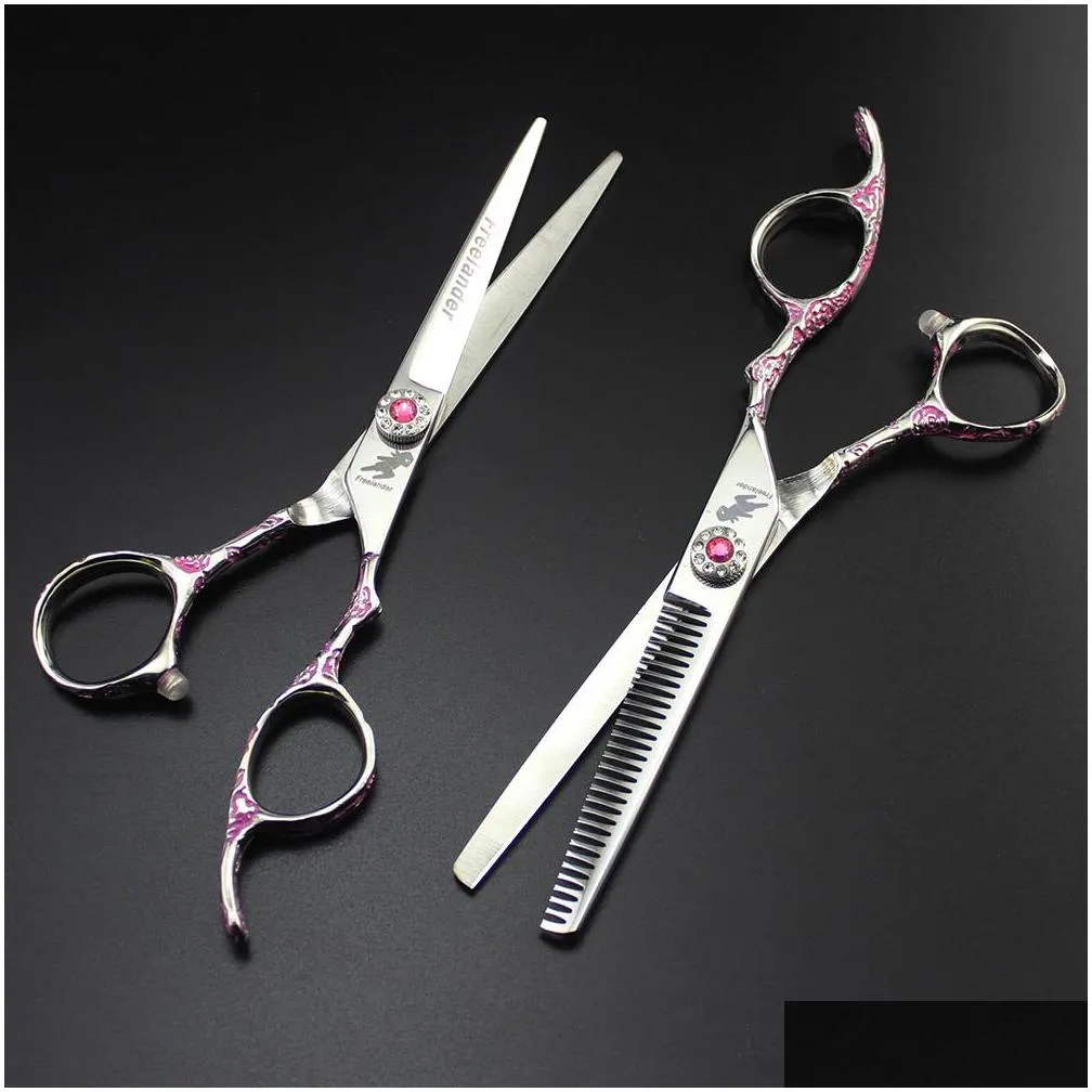 6inch lander pet grooming cutting scissor 6cr high quality pet groomer supply dog hairdressing shear clipper