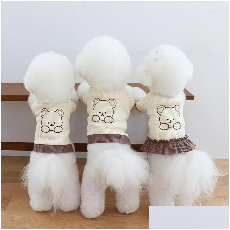 dog apparel korean style pet clothes couple clothing for small dogs shirt cute cat dress skirt chihuahua yorkie pug