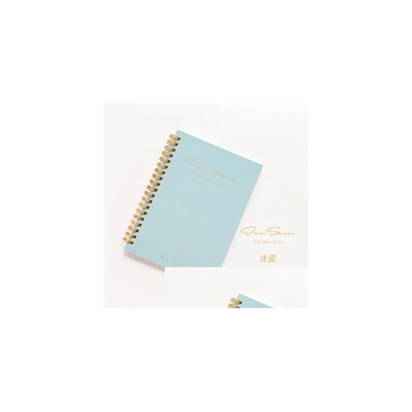 2020 planner kawaii 60 sheets coil book solid color simple b6 diary notebook notepad student stationery office school supplies