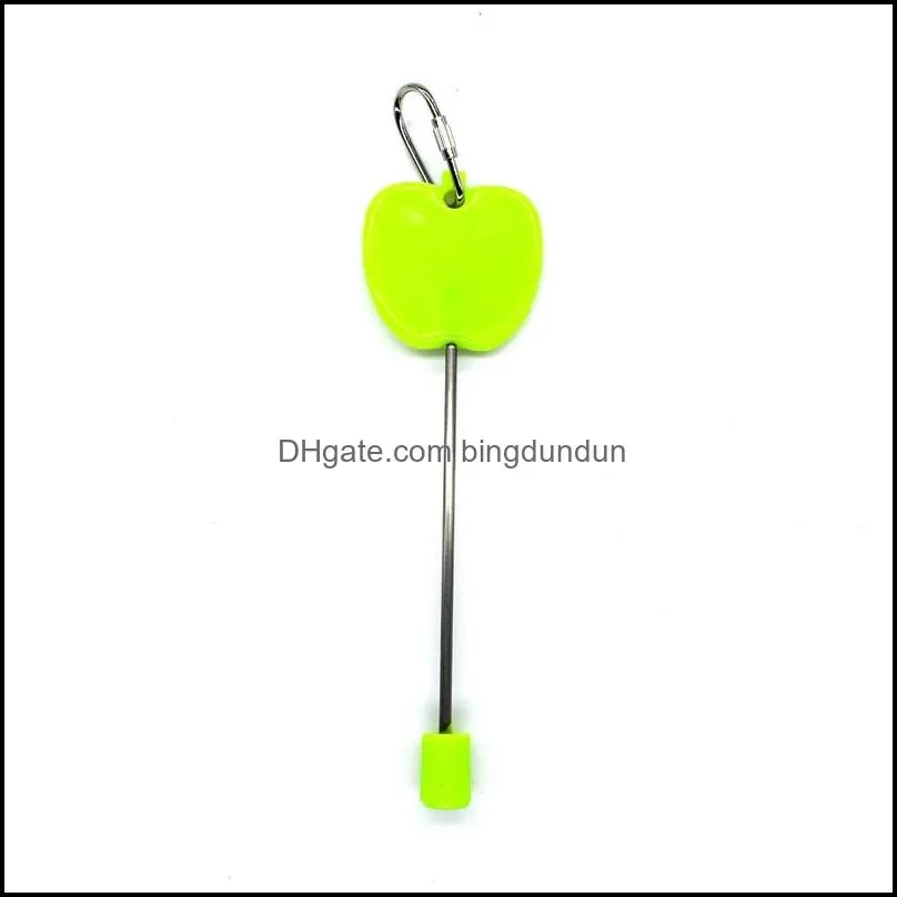 stainless steel holder stick fruit skewer bird treating tool parrot toy cage accessories 1402 v2