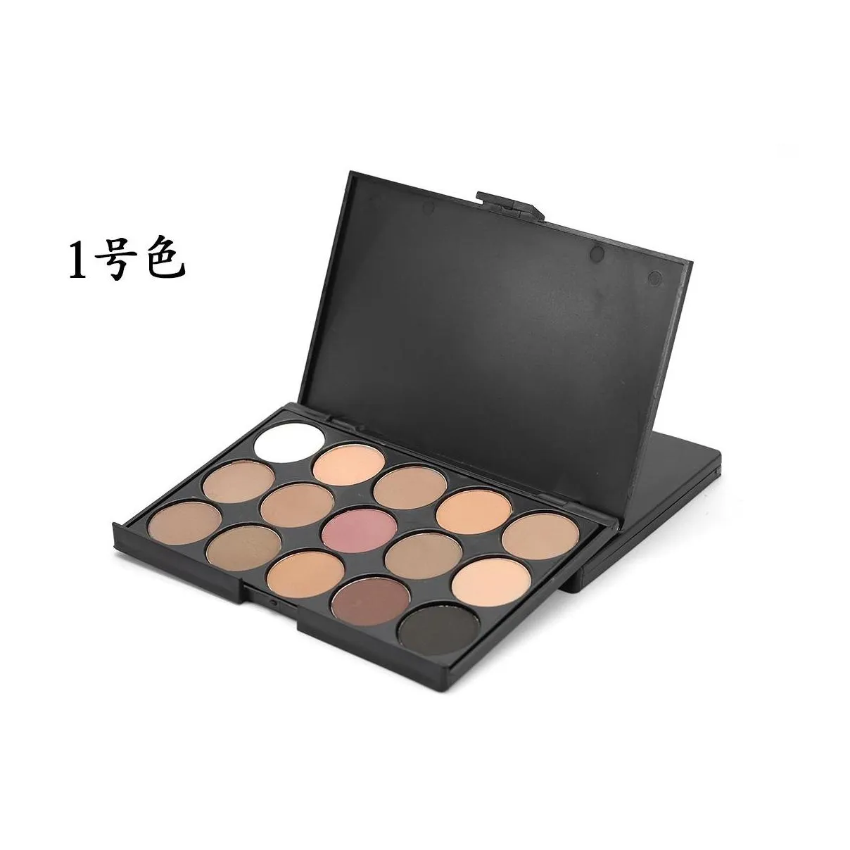 eye makeup look eyeshadow palette 15 colors matte and shimmer eyeshadow nude earth color powder make up eyes shadow