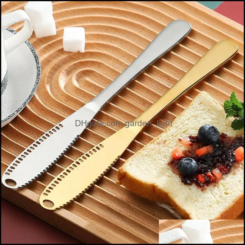 colorful special rose golden black color cheese tools butter spreader stainless steel cheese knife set