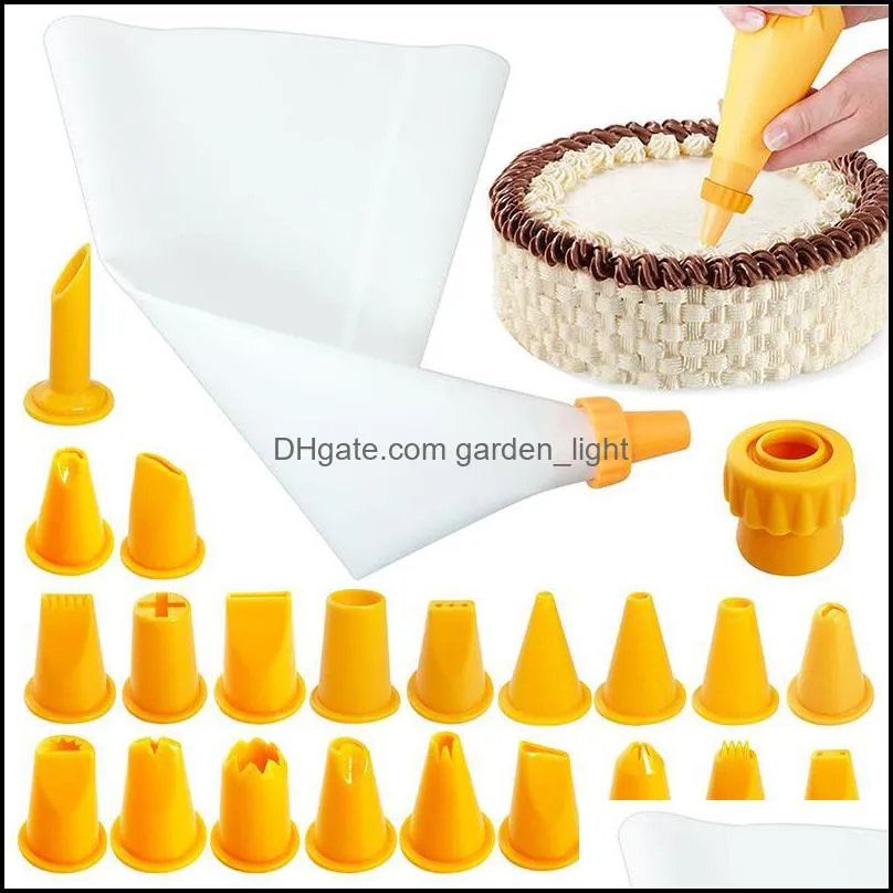 baking pastry tools silicone icing molds nozzles bag oven cookware tools fancy cake and decorating