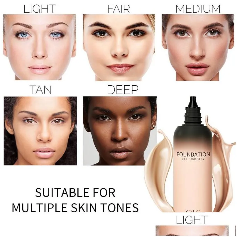 qic baby flasche liquid foundation makeup bb cream moisturizer full coverage 12 hours longlasting waterproof oil control lightweight concealer make