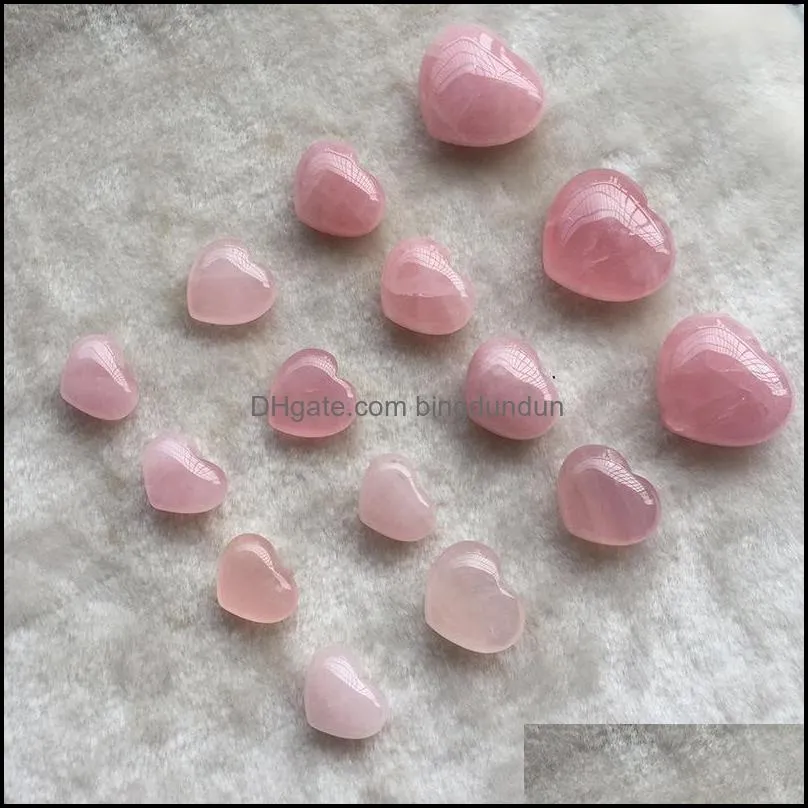 natural crystals stones heartshaped love pink healing ornaments carved arts and crafts gemstone womens beautiful beautiful 5tr3