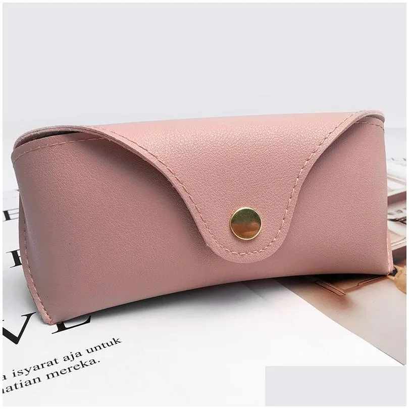 sunglasses cases pu leather glasses case sunglasses glasses case students soft durable high quality portable eyeglasses glasses case